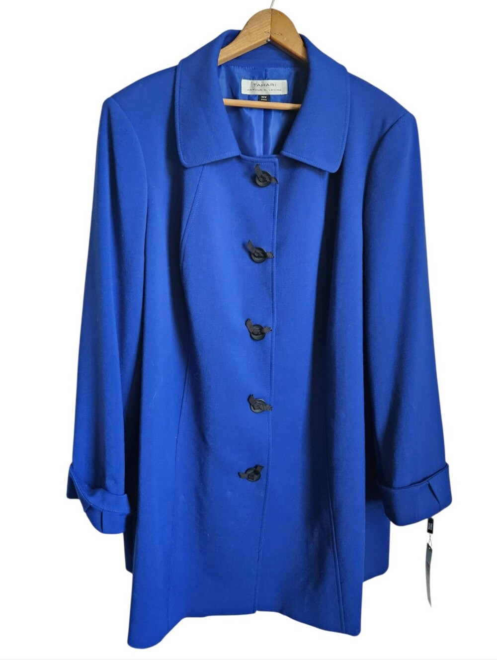 NWT Tahari Jennie Blazer Plus Size 18W Royal Blue